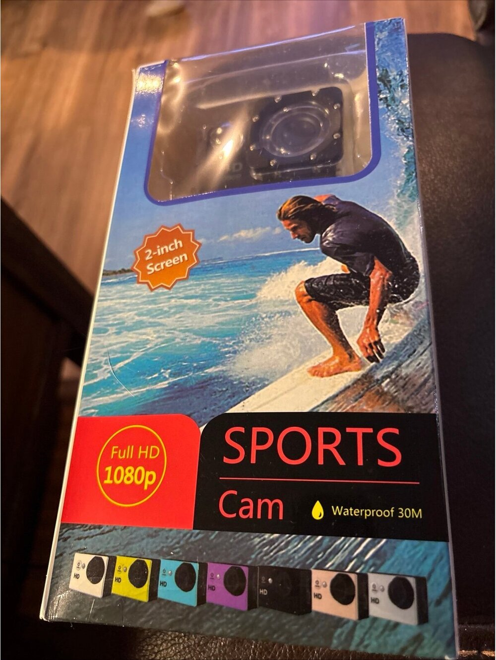 Camera 1080P 12MP Sports Cam Full HD 2.0 Inch Action Cam 30m/98 Waterproof